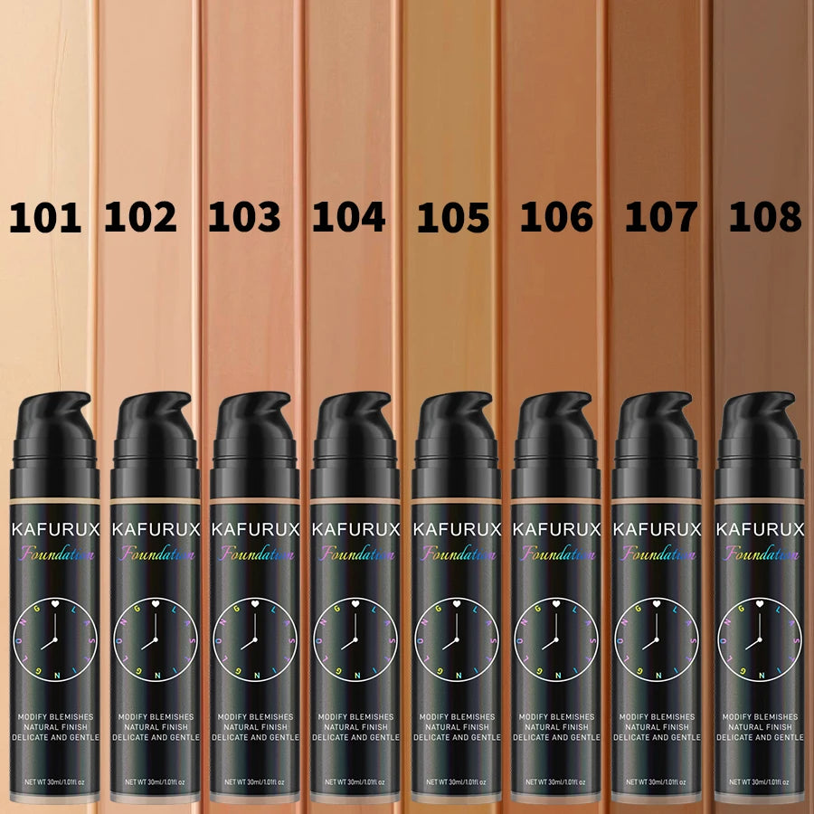 8 colors Liquid Foundation Effective Concealer Waterproof Sweat-resistant Make-Up