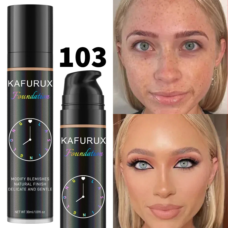 8 colors Liquid Foundation Effective Concealer Waterproof Sweat-resistant Make-Up