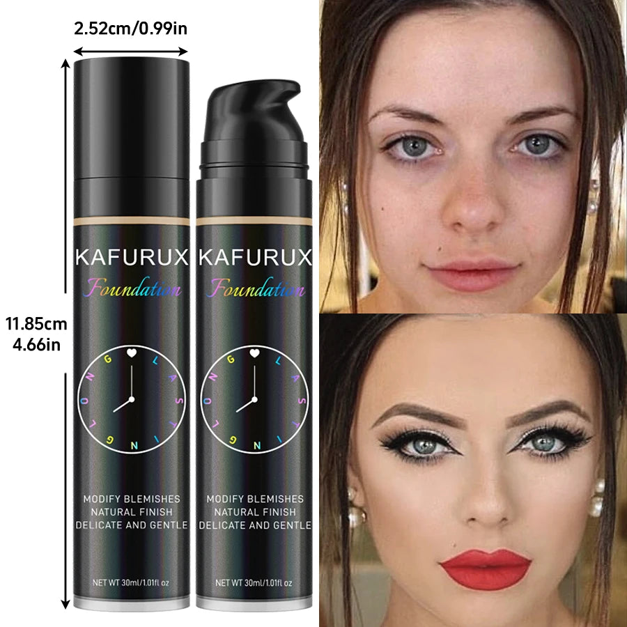 8 colors Liquid Foundation Effective Concealer Waterproof Sweat-resistant Make-Up