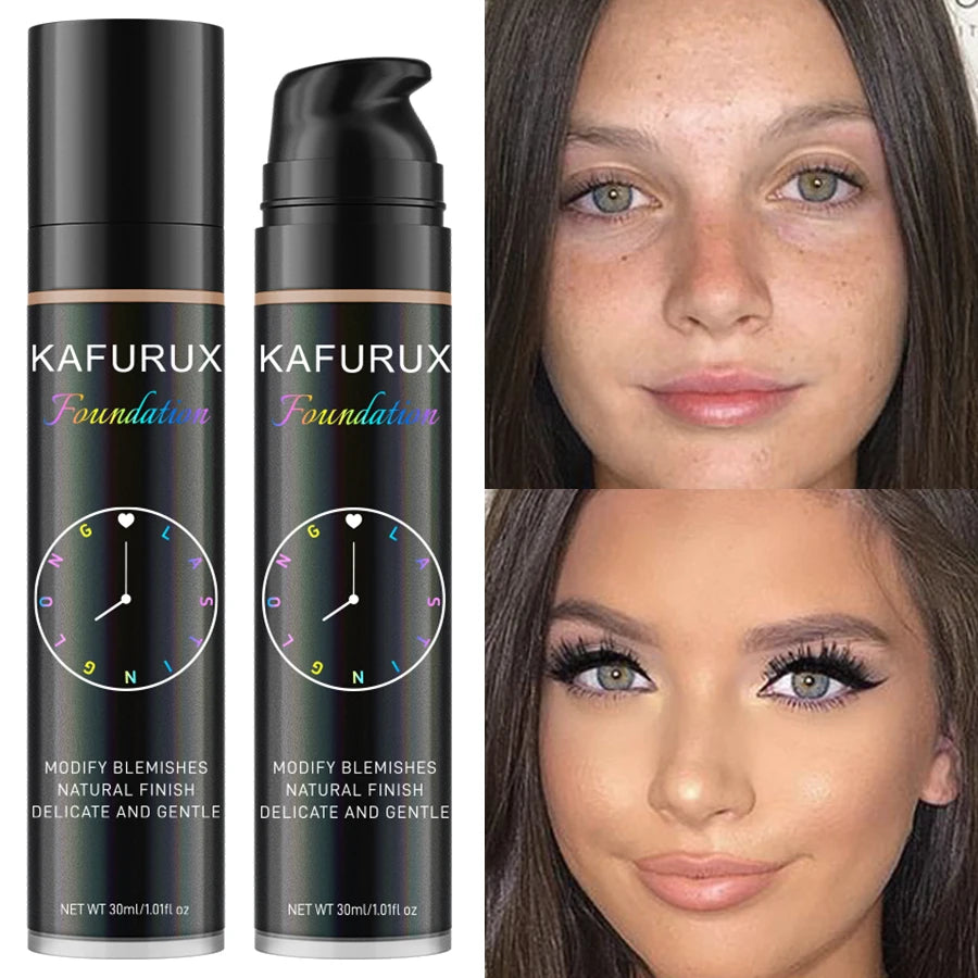 8 colors Liquid Foundation Effective Concealer Waterproof Sweat-resistant Make-Up